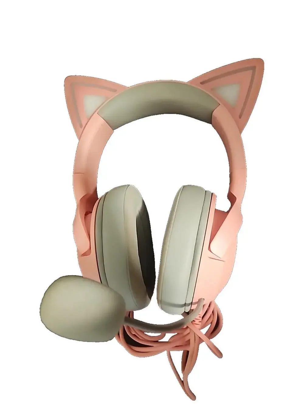 Pink Gaming Bundle Glorious GMMK Keyboard Razer Kitty Headset Seiren Mic Mous